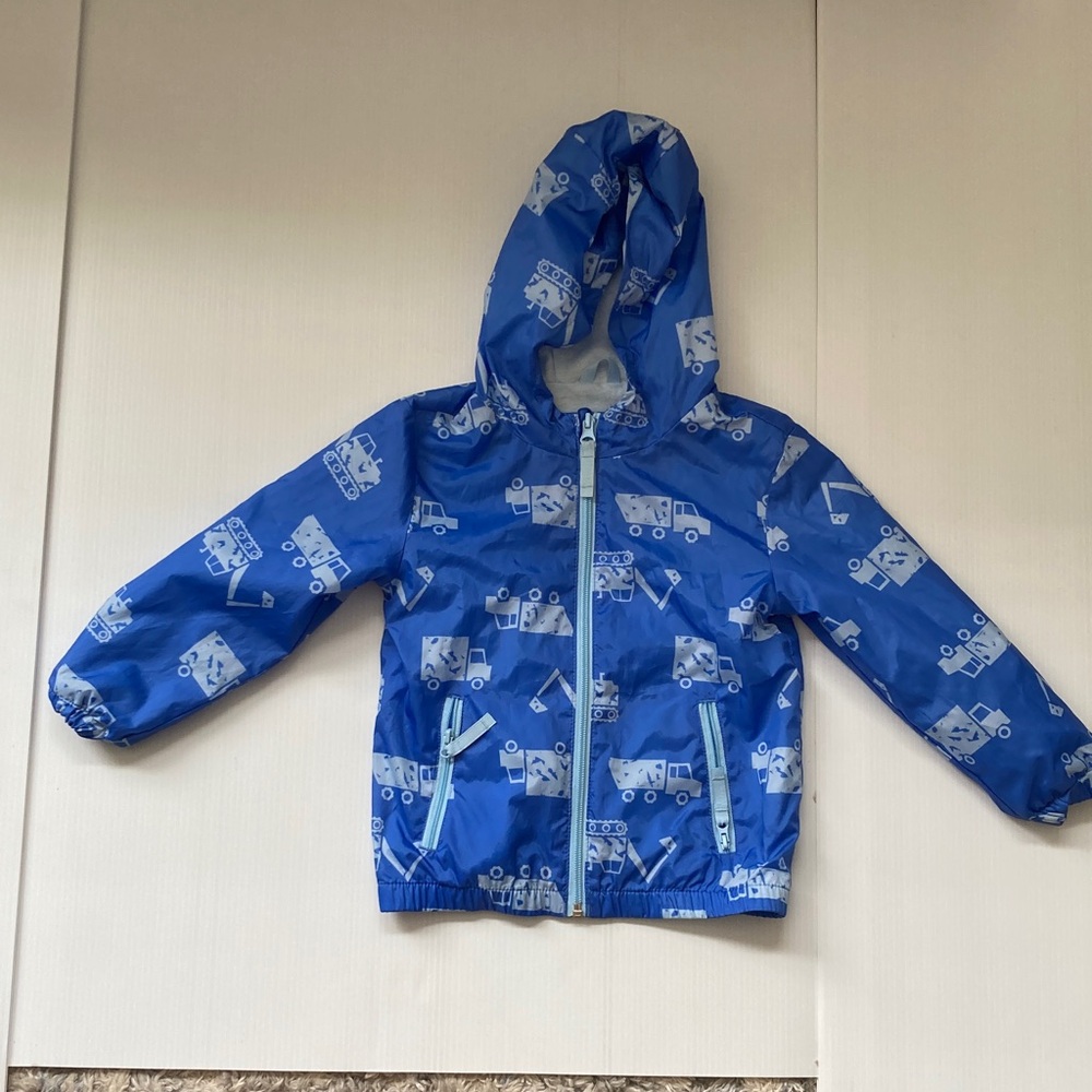 Boys Cat and Jack construction raincoat size 4T